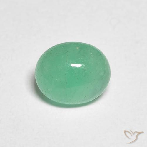 0.73ct Naturel Menthe verte Émeraude, ovale, Translucide