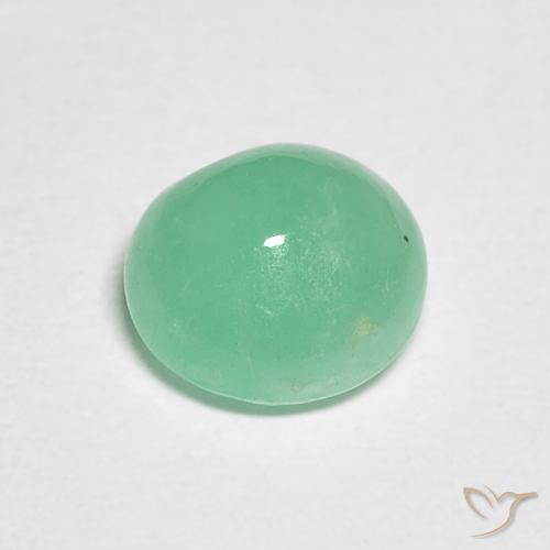 Émeraude Vert pistache naturelle Tour, 0.88 ct, Translucide