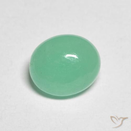 1.14ct Naturel Vert moyen Émeraude, ovale, Translucide