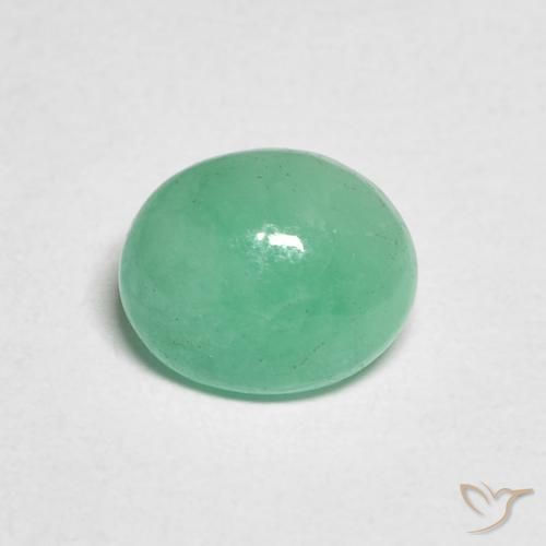 1.02ct Naturel Menthe verte Émeraude, ovale, Translucide