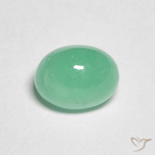 1.19ct Naturel Menthe verte Émeraude, ovale, Translucide