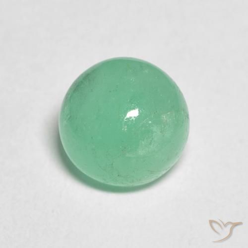 1.45ct Naturel Vert clair Émeraude, Tour, Translucide
