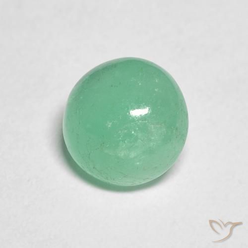 Émeraude Vert clair naturelle Tour, 1.45 ct, Translucide