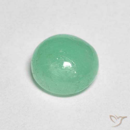 Émeraude Vert clair naturelle Tour, 1.45 ct, Translucide