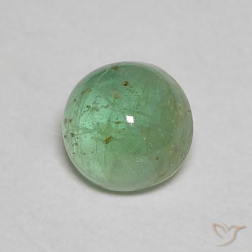 0.44ct Naturel Vert froid léger Émeraude, Tour, Transparent, Photo A