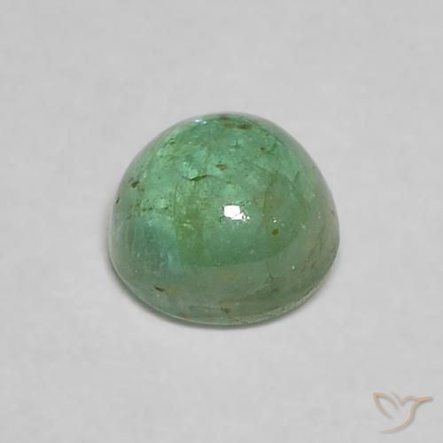 Émeraude Vert froid léger naturelle Tour, 0.44 ct, Transparent