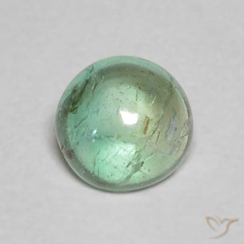 0.44ct Naturel Vert clair Émeraude, Tour, Transparent