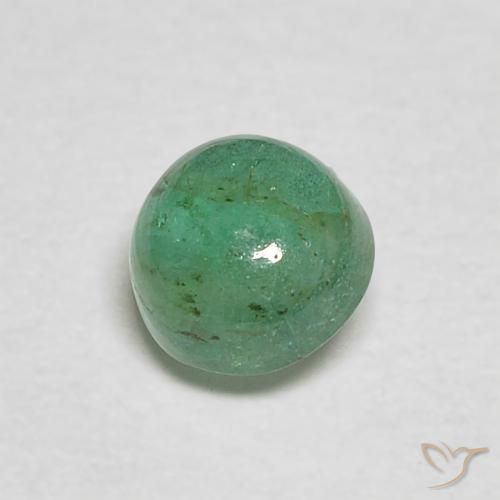 Émeraude Vert clair moyen naturelle Tour, 0.43 ct, Transparent