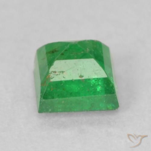Émeraude Vert moyen naturelle Carré, 0.23 ct, I1