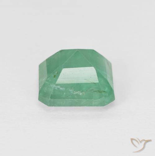 Émeraude Vert clair naturelle Octogone / coupe Émeraude, 1.33 ct, SI