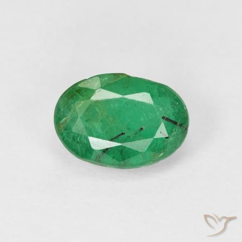 0.93ct Naturel Vert chaud Émeraude, ovale, SI