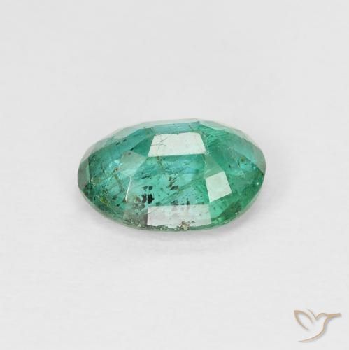 Émeraude Vert frais naturelle ovale, 1.09 ct, VS-SI