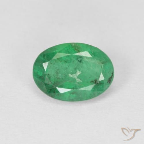 0.79ct Naturel Vert chaud Émeraude, ovale, SI