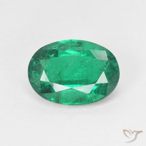 1.93ct Naturel Vert foncé Émeraude, ovale, VS
