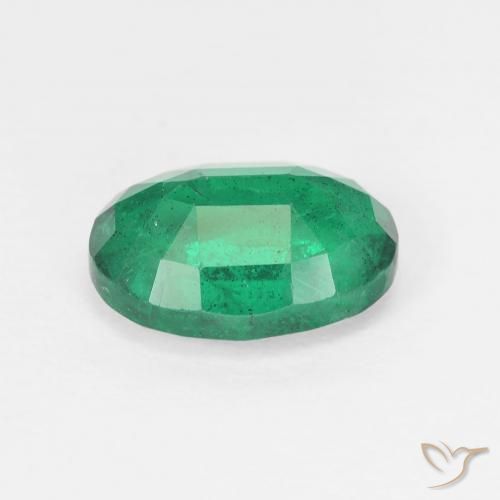 Émeraude Vert foncé naturelle ovale, 1.93 ct, VS