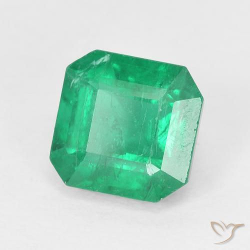 Émeraude Vert moyen naturelle Octogone / coupe Émeraude, 2.04 ct, VS