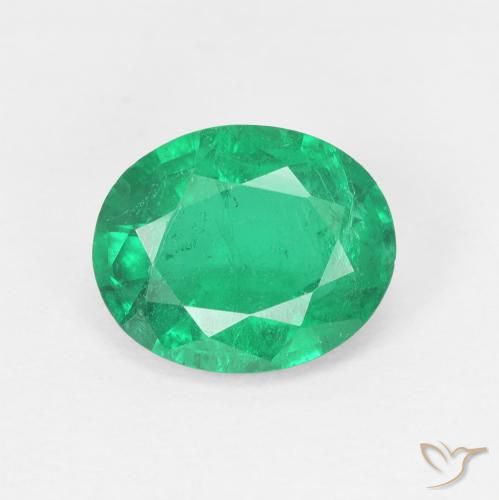 1.80ct Naturel Vert chaud Émeraude, ovale, VS