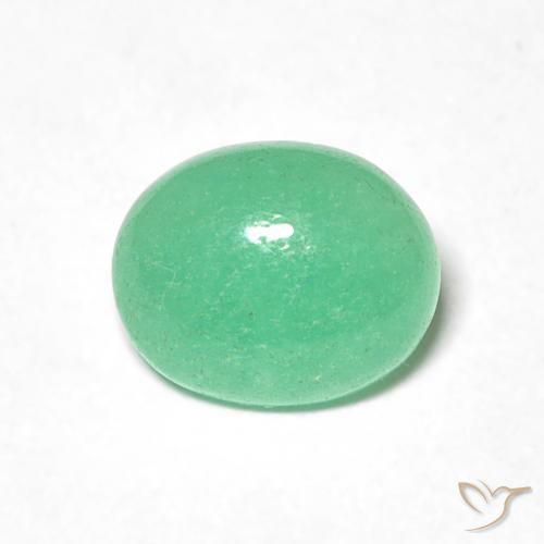 0.99ct Naturel Vert clair Émeraude, ovale, Translucide