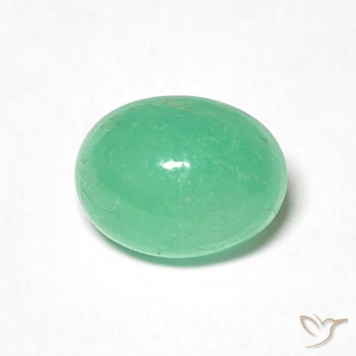 1.14ct Naturel Vert clair Émeraude, ovale, Translucide, Photo A