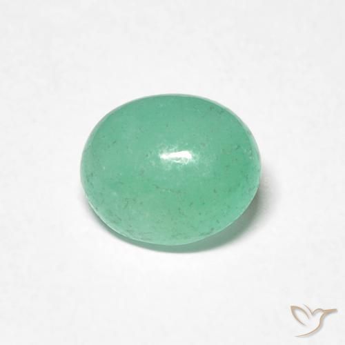 0.89ct Naturel Vert clair Émeraude, ovale, Translucide, Photo A