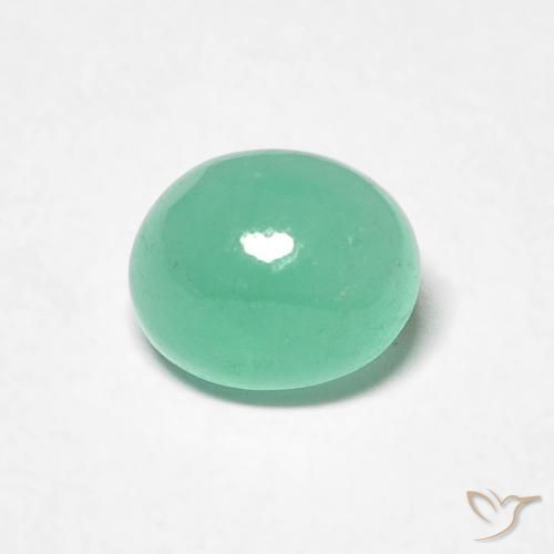 0.73ct Naturel Vert clair Émeraude, ovale, Translucide