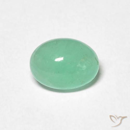 0.72ct Naturel Vert pistache Émeraude, ovale, Translucide