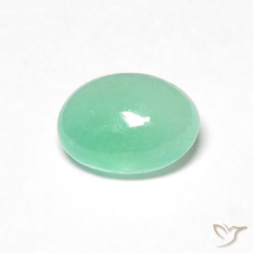 0.58ct Naturel Vert moyen Émeraude, ovale, Translucide