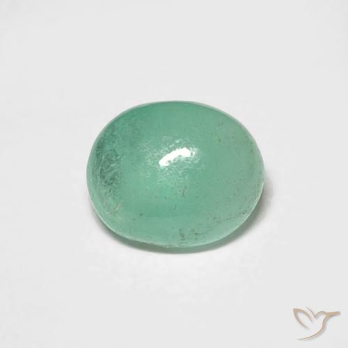0.67ct Naturel Vert pistache Émeraude, ovale, Translucide