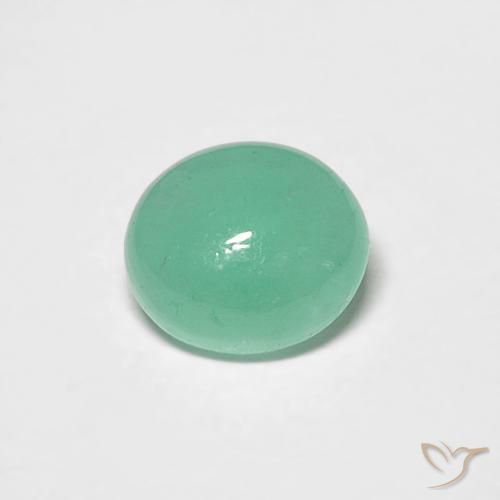 0.70ct Naturel Vert clair Émeraude, ovale, Translucide