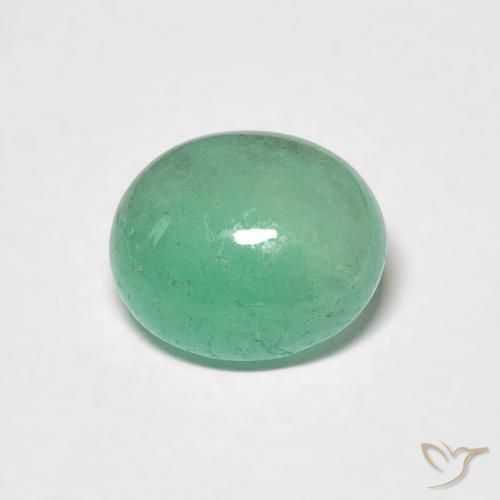 0.97ct Naturel Vert pistache Émeraude, ovale, Translucide