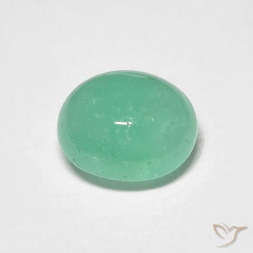 0.97ct Naturel Vert clair Émeraude, ovale, Translucide