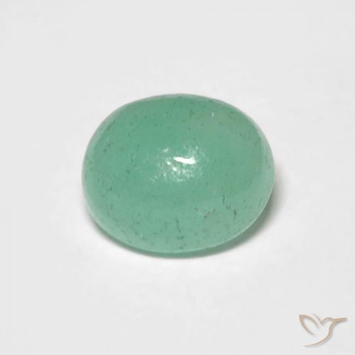 0.78ct Naturel Vert clair Émeraude, ovale, Translucide
