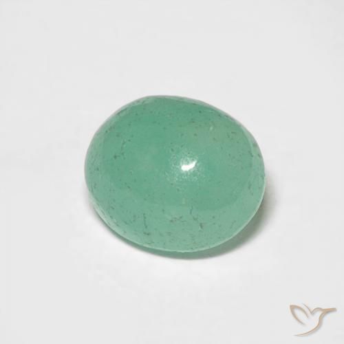 Émeraude Vert clair naturelle ovale, 0.78 ct, Translucide