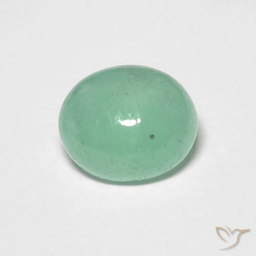 0.72ct Naturel Vert pistache Émeraude, ovale, Translucide