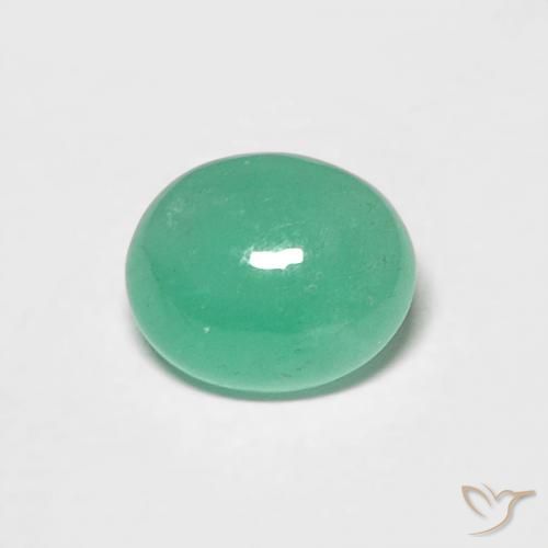 0.62ct Naturel Vert menthe intense Émeraude, ovale, Translucide