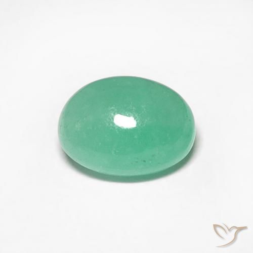 0.56ct Naturel Vert clair Émeraude, ovale, Translucide