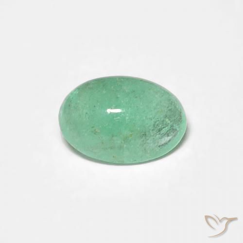 0.39ct Naturel Vert clair Émeraude, ovale, Translucide, Photo A