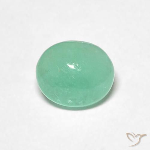 0.53ct Naturel Vert clair Émeraude, ovale, Translucide