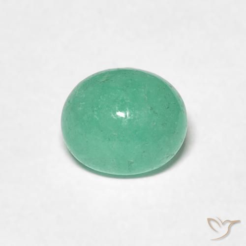 0.94ct Naturel Vert clair Émeraude, ovale, Translucide
