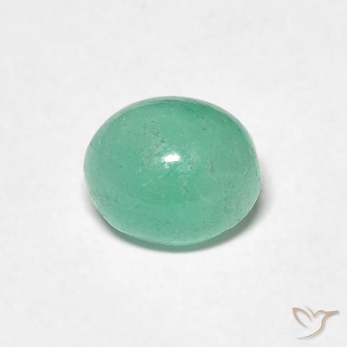 0.93ct Naturel Vert clair Émeraude, ovale, Translucide