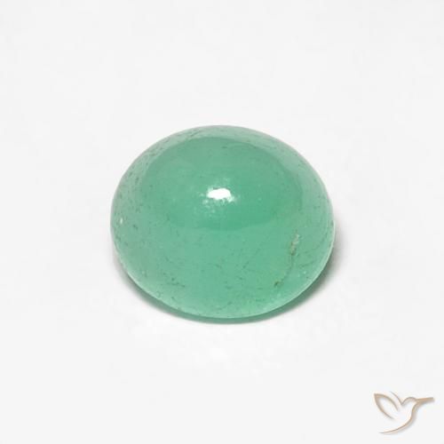 0.92ct Naturel Vert pistache Émeraude, ovale, Translucide