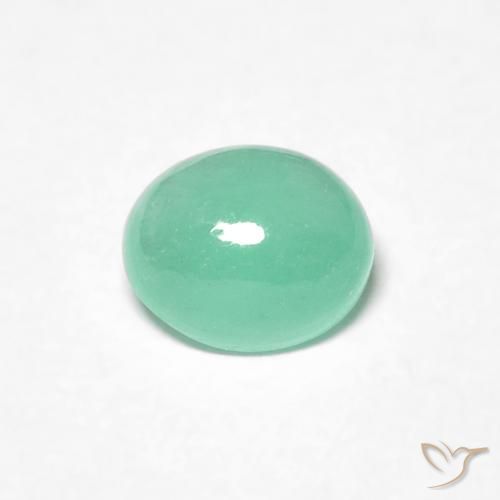 0.64ct Naturel Vert pistache Émeraude, ovale, Translucide