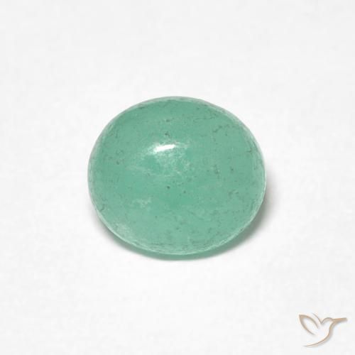 0.70ct Naturel Vert clair Émeraude, ovale, Translucide