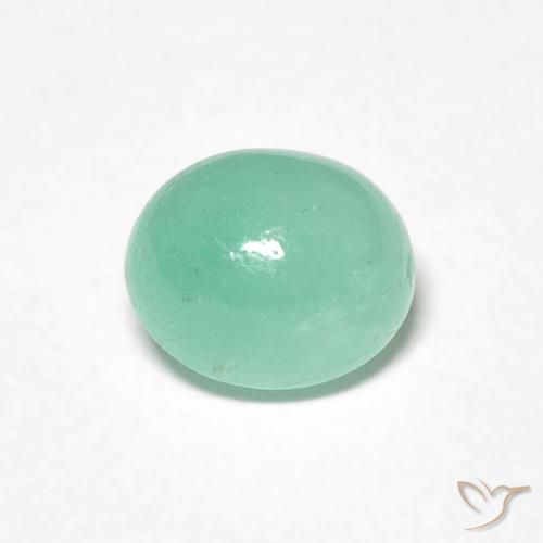 0.85ct Naturel Vert pistache Émeraude, ovale, Translucide
