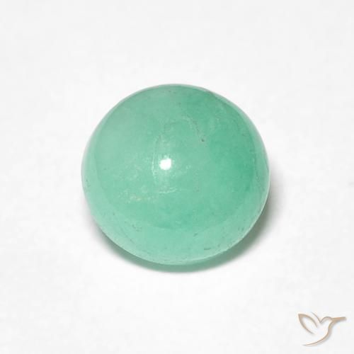 1.04ct Naturel Vert clair Émeraude, Tour, Translucide