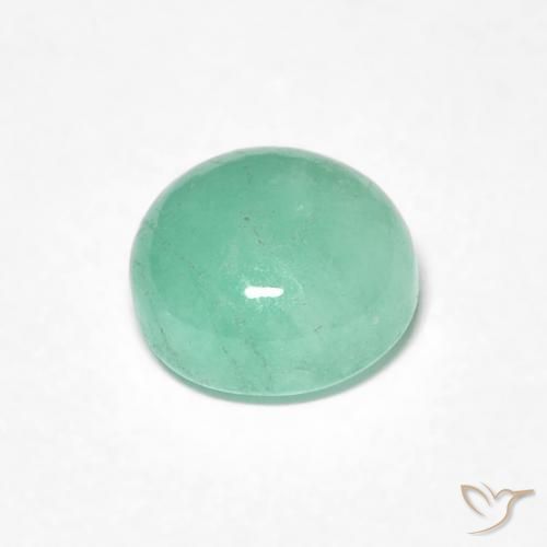 Émeraude Vert clair naturelle Tour, 1.04 ct, Translucide