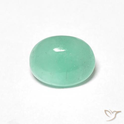 0.85ct Naturel Vert pistache Émeraude, ovale, Translucide