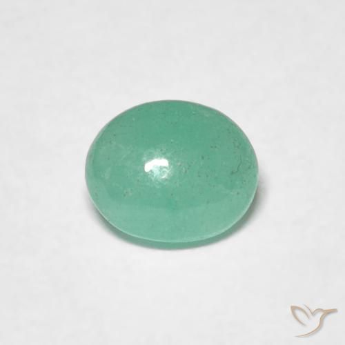 0.56ct Naturel Vert menthe intense Émeraude, ovale, Translucide