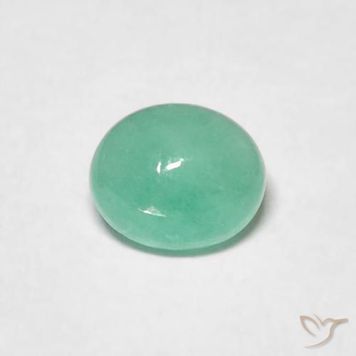 0.56ct Naturel Vert fougère Émeraude, ovale, Translucide