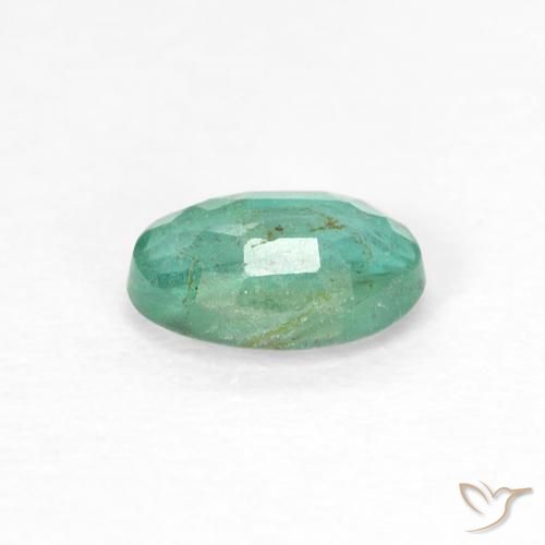 Émeraude Vert frais naturelle ovale, 0.50 ct, SI